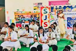 శ్రీ జయ శ్లోక (SJS) హై స్కూల్ లో 80 వ స్వాతంత్ర్య దినోత్సవ వేడుకలు