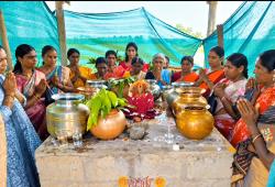 గేట్ కారేపల్లిలో నాగులమ్మ తల్లికి మహిళల ప్రత్యేక పూజలు