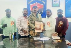 ఘనంగా 'అమ్మ రక్షక పురస్కారం' ప్రదానం.. విశేష సేవలందించిన సిఐ రాజశేఖర్ రెడ్డి కి సత్కారం.