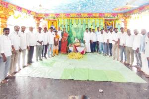 కాకునూర్ గ్రామంలోని శ్రీ మహాలింగేశ్వర స్వామి వారి గుడి సన్నిధిలో అత్యంత వైభవంగా శ్రీ పార్వతీ పరమేశ్వర కళ్యాణ మహోత్సవం