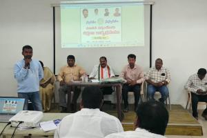 స్వర్ణ భారతి ట్రస్ట్ ముచింతల్ లో జరిగే సర్పంచుల శిక్షణ