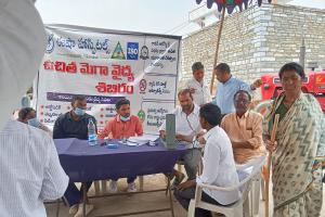 ఉచిత మెగా వైద్య శిబిరం విజయవంతం.