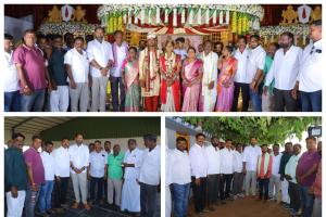 ప్రజాప్రతినిధుల ఆశీస్సులతో ఘనంగా వివాహ వేడుక