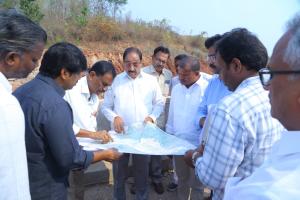 సీతారామ ప్రాజెక్టు బాట పట్టిన మంత్రి తుమ్మల 