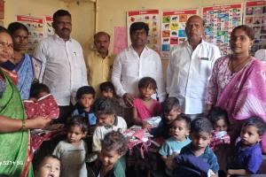 ఆరోగ్య వంతమైన సమాజ నిర్మాణం కోసం అంగన్వాడీల కృషి అభినందనీయం -గుడిమల్కాపూర్ డైరెక్టర్ బండారి శంకర్