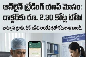 హైదరాబాద్‌లో సైబర్ మోసం: ఆన్‌లైన్ ట్రేడింగ్ యాప్ పేరిట డాక్టర్‌కు రూ. 2.30 కోట్ల టోపి! వాట్సాప్ గ్రూప్, ఫేక్ ఐపీఓ అలకేషన్లతో బురిడీ కొటించిన కేటుగాళ్లు