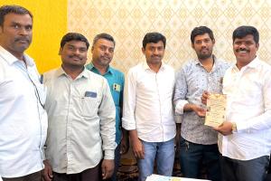 జాలిగం రాకేష్‌కు ఆత్మీయ ఆహ్వానం