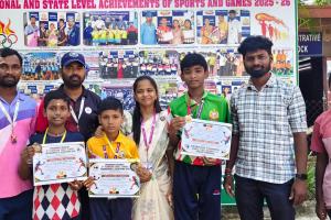 రాష్ట్రస్థాయి టేబుల్‌ టెన్నిస్‌ పోటీలకు ఐపీఎస్‌ విద్యార్థులు