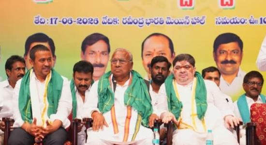 రవీంద్రభారతిలో మున్నూరు కాపు సంఘం ఆధ్వర్యంలో ప్రభుత్వ సలహాదారు వి హెచ్ హనుమంతరావుకు ఘన సన్మానం 