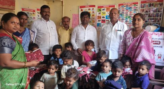 ఆరోగ్య వంతమైన సమాజ నిర్మాణం కోసం అంగన్వాడీల కృషి అభినందనీయం -గుడిమల్కాపూర్ డైరెక్టర్ బండారి శంకర్