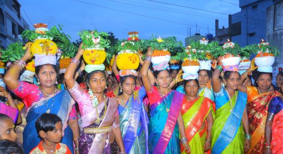 ఆమనగల్లు లో ఘనంగా పోచమ్మ బోనాల ఉత్సవాలు