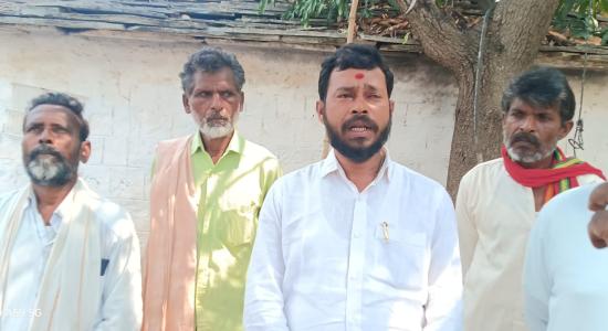 రాళ్లగుడుపల్లి సర్పంచ్ వర్త్య మహిపాల్ అక్రమాలకు పాల్పడుతున్నాడు గ్రామస్తుల ఆరోపణ